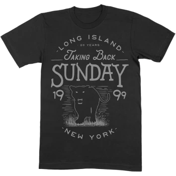 Image of Taking Back Sunday - Panther Unisex Medium T-Shirt - Black