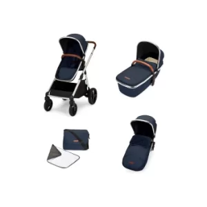 Image of Ickle Bubba Eclipse 2-in-1 Midnight Blue Carrycot and Pushchair