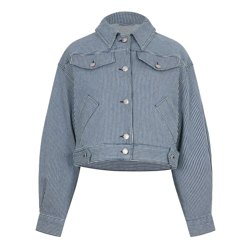 Image of Hugo Womens Analla Denim Jacket Miscellaneous female 4 (XXS)