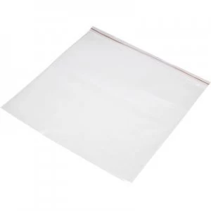 Image of Grip seal bag wo write on panel W x H 300 mm x 300 mm Transparent Polyethyl