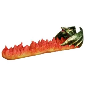 Image of Green Dragon Volcano Ashcatcher Incense Stick Burner