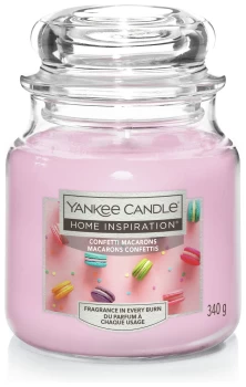 Image of Yankee Candle Medium Jar Candle - Confetti Macarons
