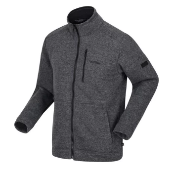 Image of Regatta Fabron Full Zip Fleece Jacket - AshMarl(Blk)