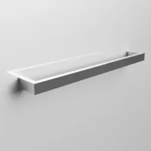 Image of Square Single Bar Heated Towel Rail 19W - Burdock