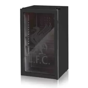 Image of Swan SR12030LIVBN 80L Liverpool Glass Fronted Under Counter Fridge - Black