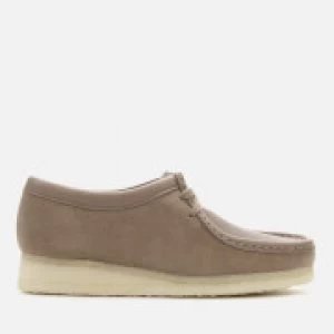 Image of Clarks Originals Womens Wallabee Suede Shoes - Mushroom - UK 6