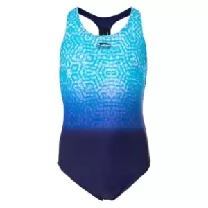 Image of Slazenger Sport Back Swimsuit Junior Girls - Blue