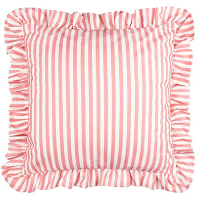 Image of Wylder Nature Millie Ruffle 50X50 Outdoor Polyester Cushion Pink Pink WXNPS Unisex