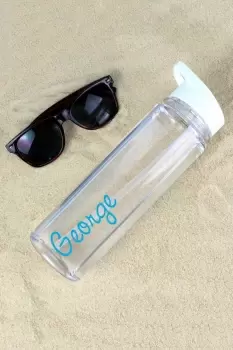 Image of Personalised Island Water Bottle - White