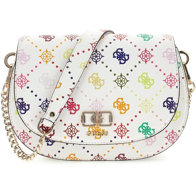 Image of Guess Emelie Flap Shoulder Bag Multi MUO female One Size