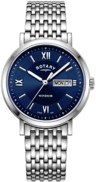 Image of Rotary Watch Windsor Mens D - Blue RTY-1072