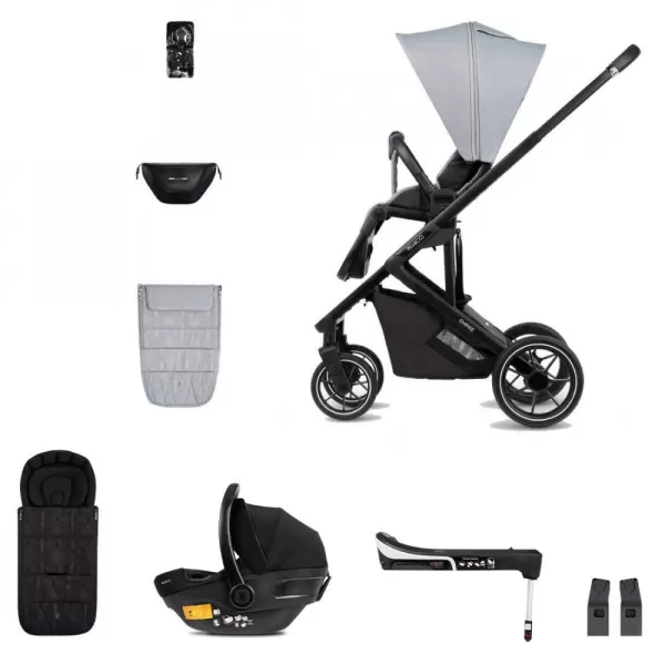 Image of Venicci Empire - Deluxe City Travel System Bundle - Urban Grey