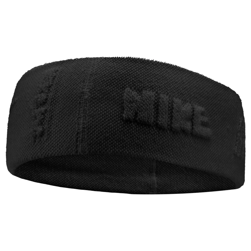 Image of Nike Logo Sport Headband Mens - Black One Size