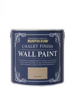 Image of Rust-Oleum Chalky Finish 2.5-Litre Wall Paint ; Warm Clay