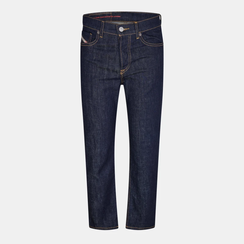 Image of Diesel Defining Tapered Jeans Blue Denim male 26W R