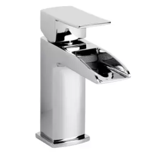 Image of Chrome Mono Waterfall Basin Mixer Tap - Tabor