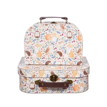 Image of Sass & Belle Forest Folk Suitcases - Set of 2