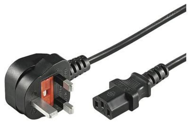 Image of Microconnect PE090410 power cable Black 1m Power plug type G C13 coup