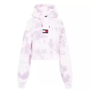 Image of Tommy Hilfiger Tie Dye Hoodie Womens - Pink