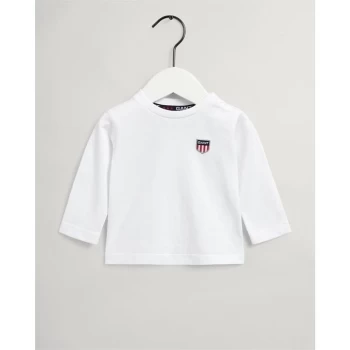 Image of Gant Small Logo T Shirt Baby - White 110