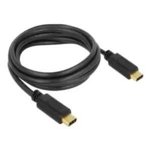 Image of Delock USB 2.0 USB Type-C Cable - 2m - Black