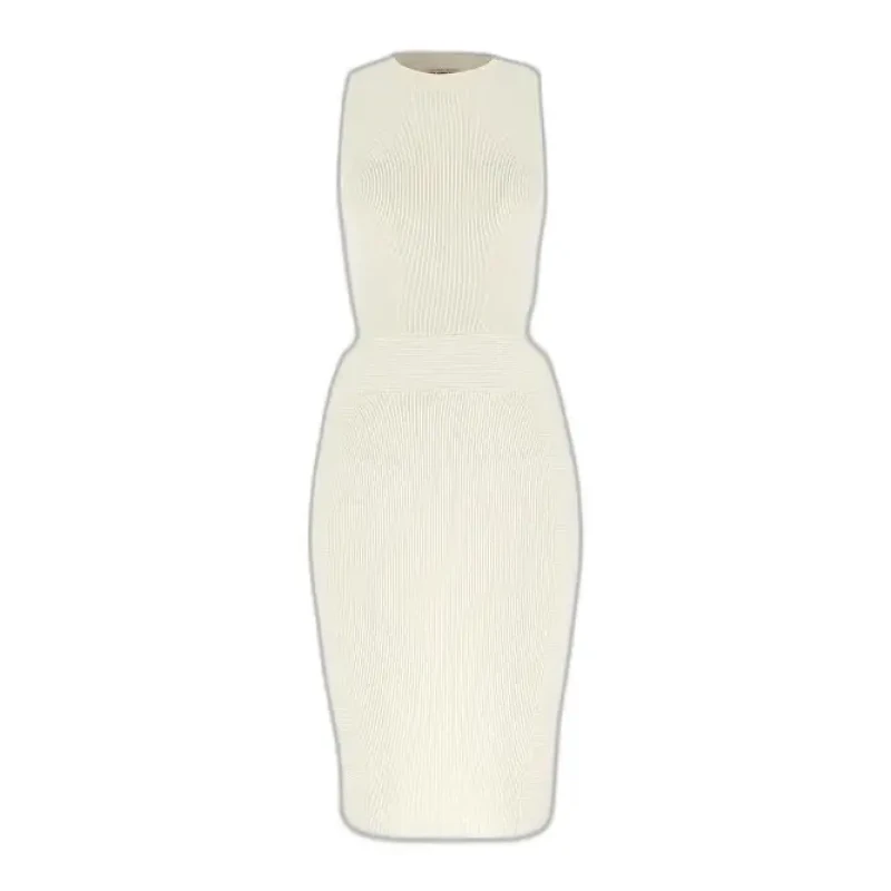 Image of Guess Womens dress Guess Cutout Allison Blanc Female M
