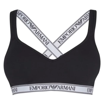 Image of Emporio Armani Pad Bra - Black
