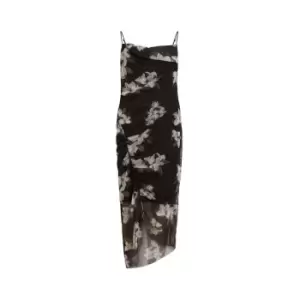 Image of AllSaints Ulla Alessandra Midi Dress - Black