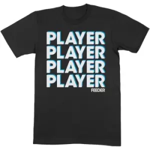Image of Feeder - Player Unisex Small T-Shirt - Black