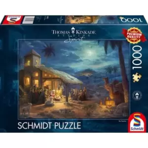 Image of Thomas Kinkade: Spirit, The Nativity Jigsaw Puzzle - 1000 Pieces