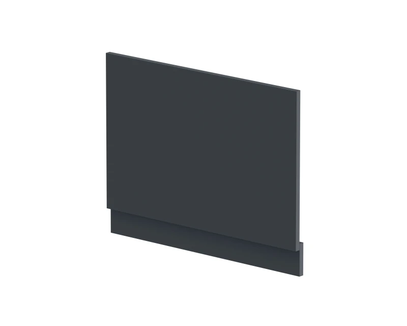 Image of Balterley Bath MDF End Panel & Plinth - 750mm - Soft Black Grey unisex