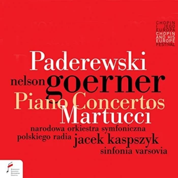 Image of Nelson Goerner & Polish National Radio Symphony Orchestra - Paderewski: Piano Concertos CD