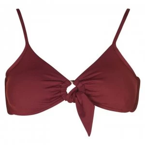 Image of Seafolly Ring Bralette Bikini Top - PLUM