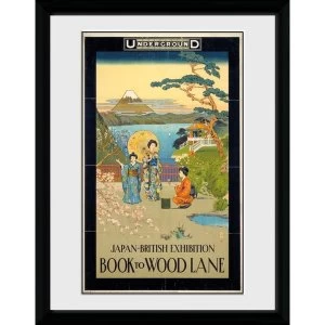 Image of Transport For London Japan British Exhibition 1910 12" x 16" Framed Collector Print
