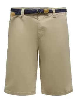 Image of ONLY & SONS Chino Shorts Men Beige