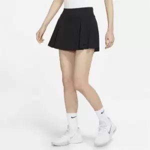 Image of Nike Club Skirt Womens Short Tennis Skirt (Plus Size) - Black