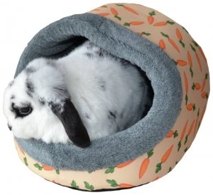 Image of Carrot Plush Hooded Bed