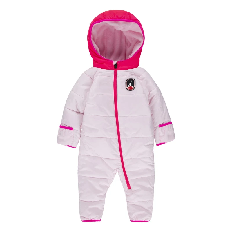 Image of Air Jordan Unisex Kids Weather-Resistant Insulated Snowsuits Pink Foam unisex 24M