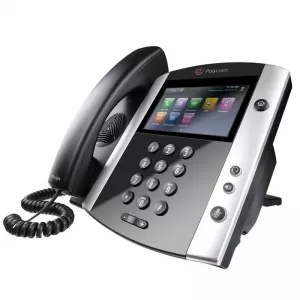 Image of Polycom VVX 600 DECT Phone Black White 2200-44600-025