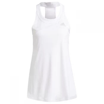 Image of adidas Club Tank Top Womens - White/Grey