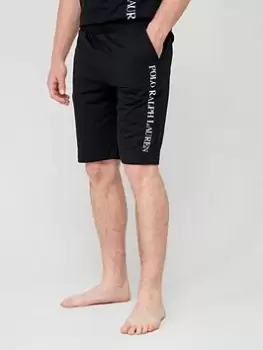 Image of Polo Ralph Lauren Logo Lounge Short, Black, Size S, Men