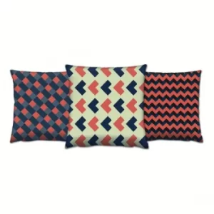 Image of AC-4375-4373-4376 Multicolor Cushion Set (3 Pieces)