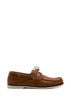 Image of 'Bluesy' Leather Boat Shoes