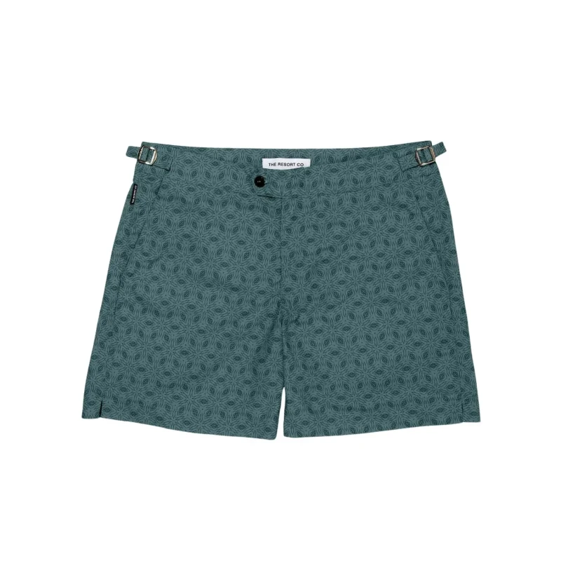Image of Fitted swim shorts The Resort Co Vert Male 36
