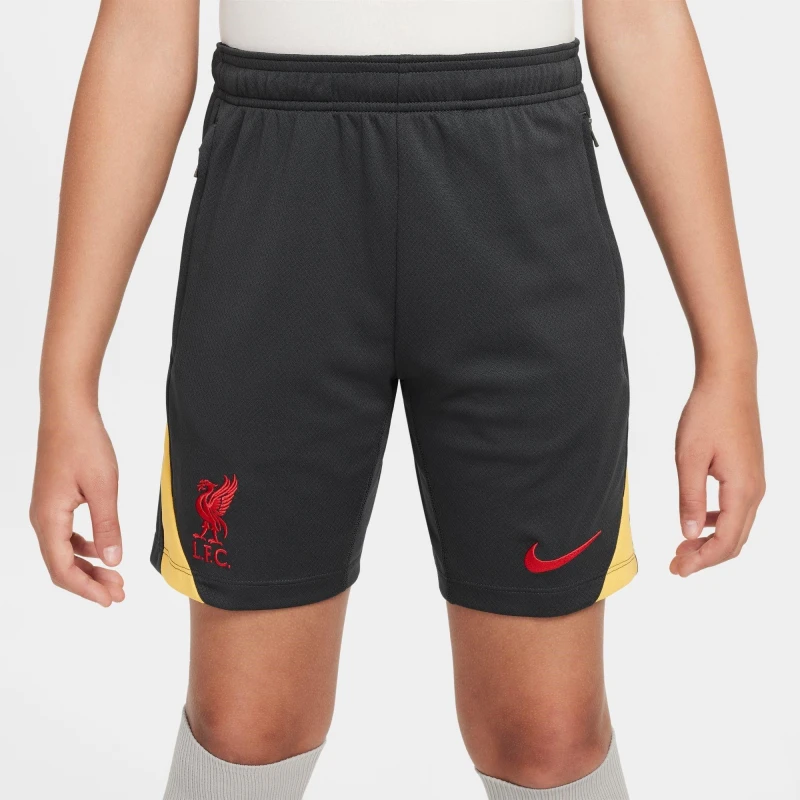 Image of Nike Liverpool Strike Third Shorts 2024 2025 Juniors - Grey Grey 7 - 8 Years