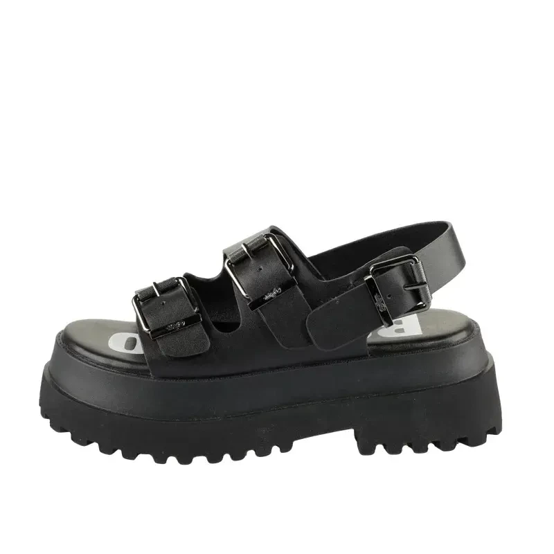 Image of Buffalo Womens sandals Buffalo Pluto Ari - Vegan Nappa Noir Female 37