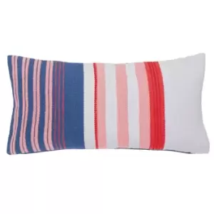 Image of Joules Chinoise Floral Cotton Cushion - Multi