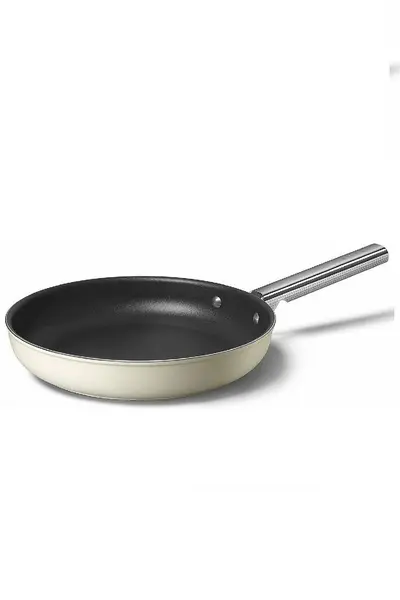 Image of Smeg Frypan 28cm Cream
