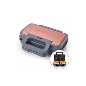 Image of Tower T27036RGG Cavaletto Grey Sandwich Maker With Deep Fill Ridg...