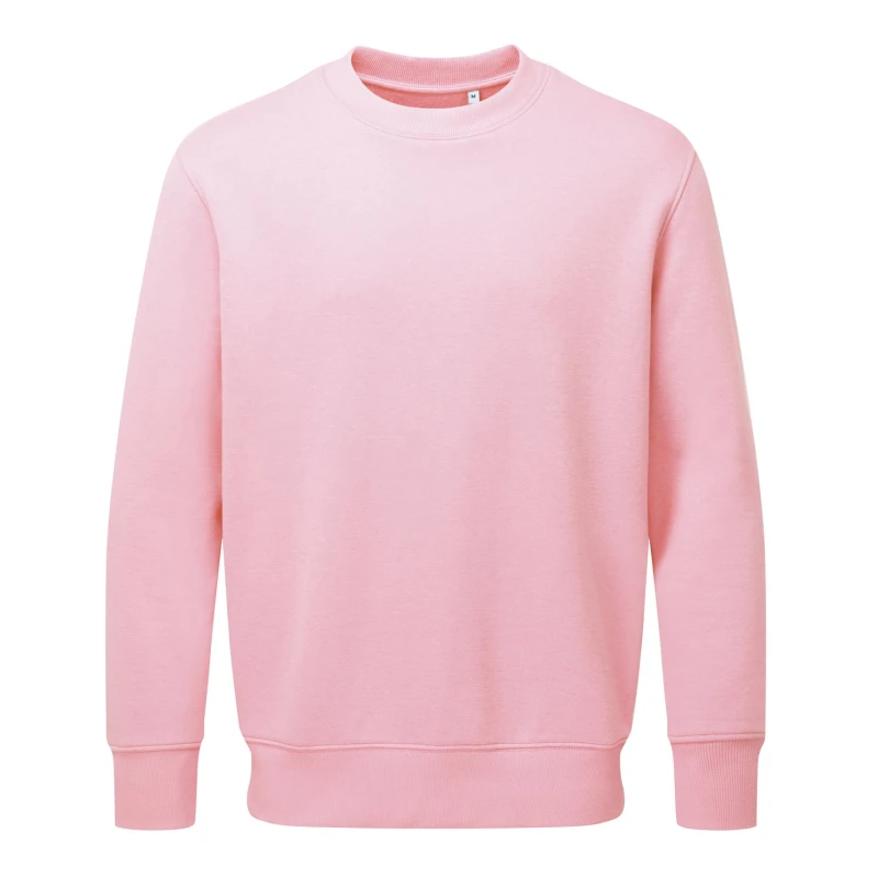 Image of Anthem Mens Plain Sweatshirt in Pink Size: XS Pink Male XS